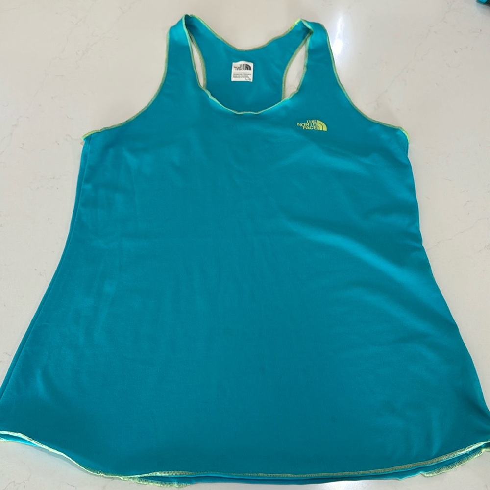 Women’s North Face Blue Tank Top -Size Large